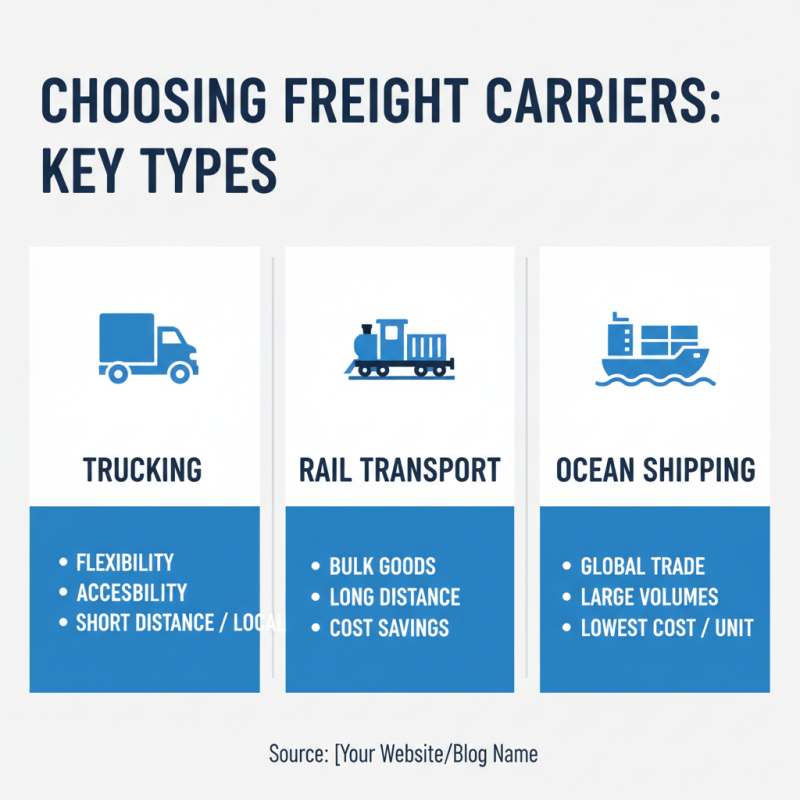 How to Choose the Right Freight Carriers for Your Business Needs?