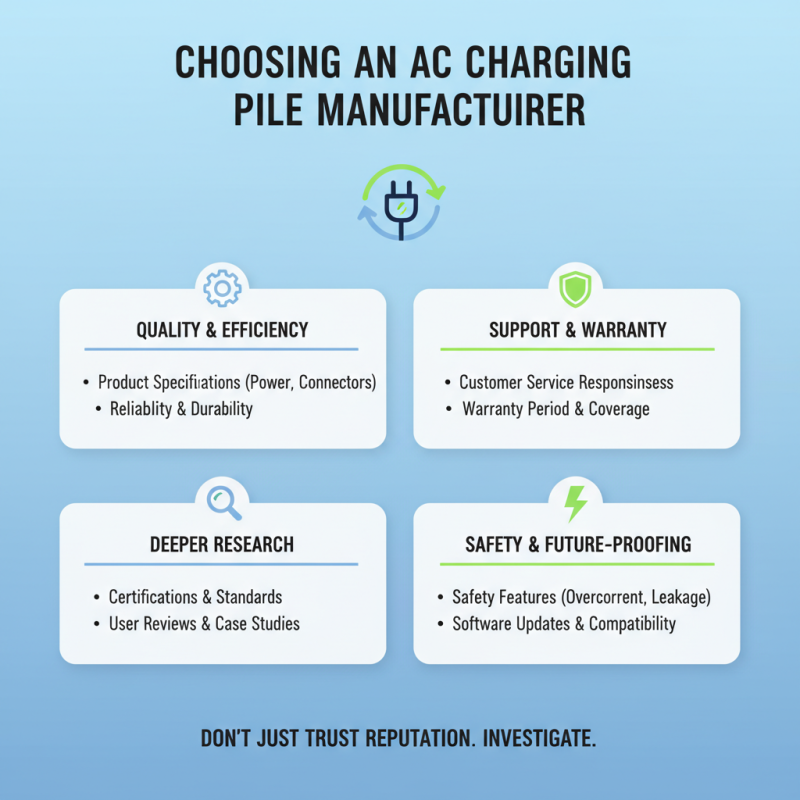 How to Choose the Right AC Charging Pile Manufacturer?