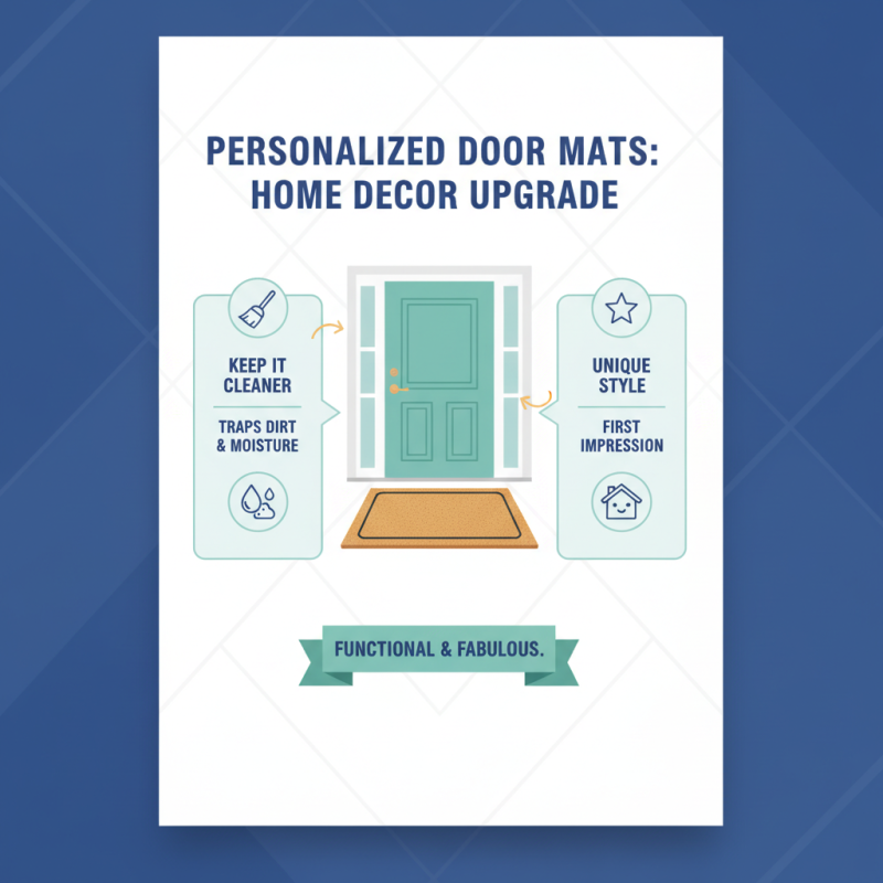 Why Are Personalised Door Mats a Popular Home Decor Choice?