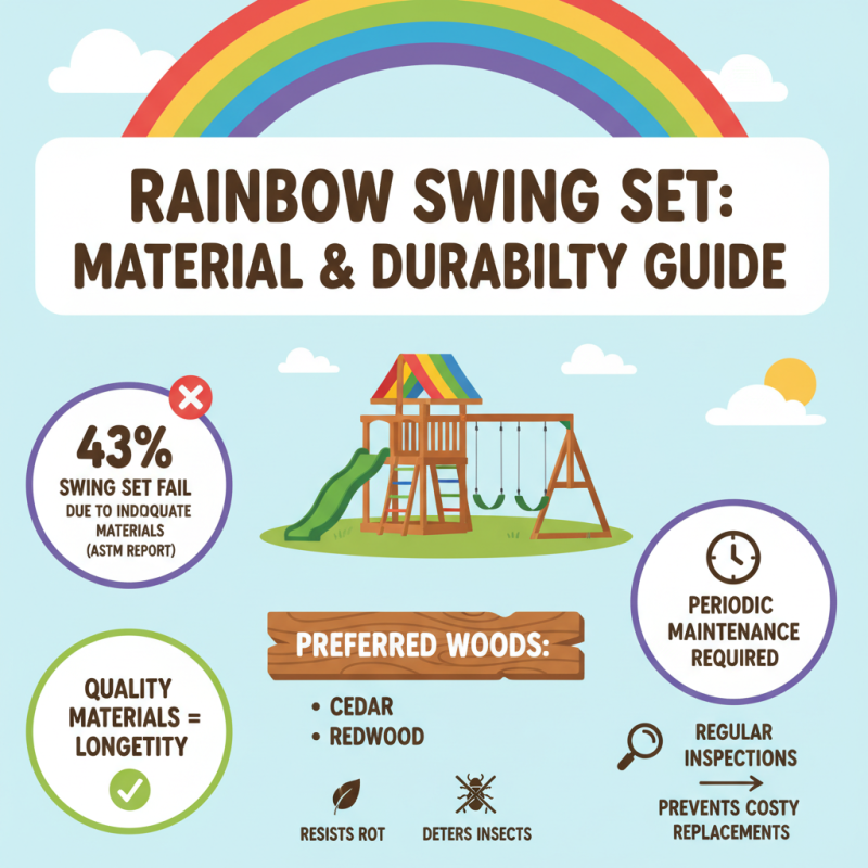 How to Choose the Perfect Rainbow Swing Set for Your Backyard?