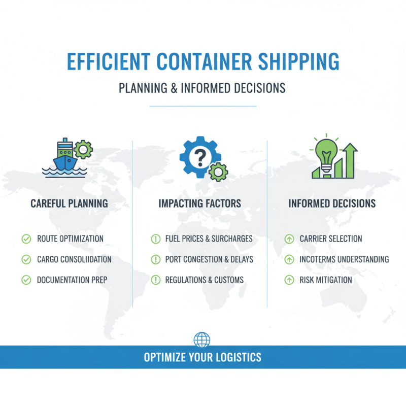 2026 Best Tips for Shipping a Container Efficiently?