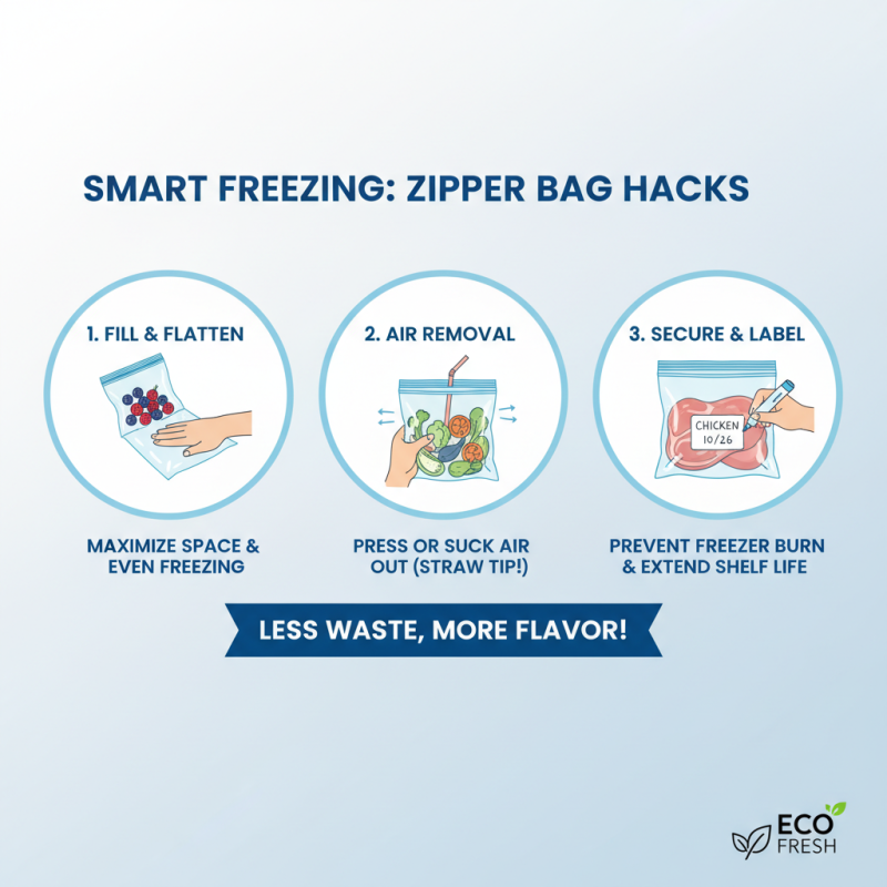 How to Use Zipper Bags for Food Storage and Organization?