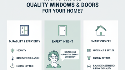 2026 How to Choose Quality Windows and Doors for Your Home?