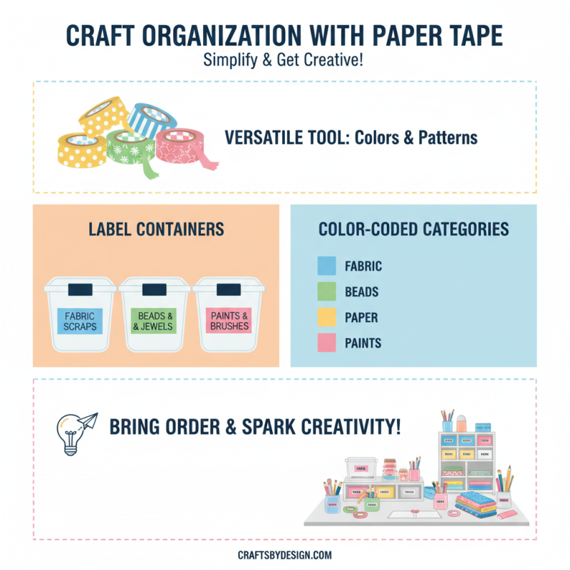 How to Use Paper Tape for Creative Crafts and Organizing Projects?