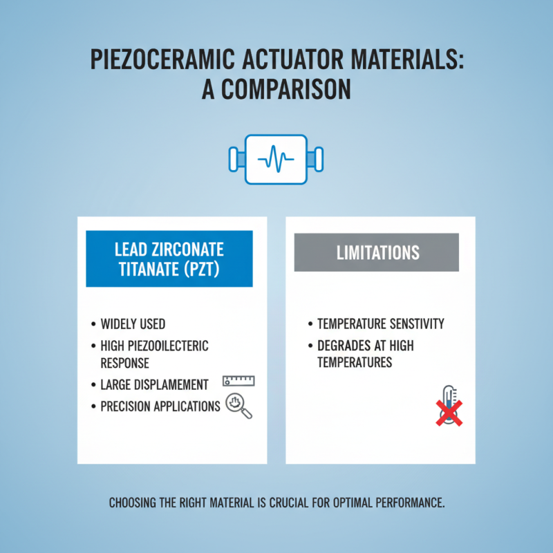 How to Choose the Right Piezoceramic Actuator for Your Application?