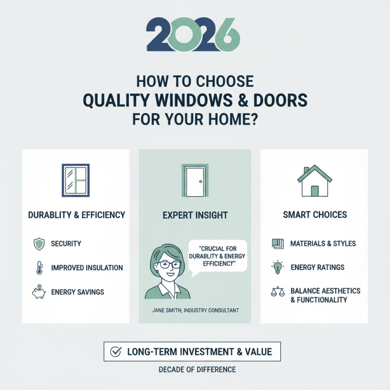 2026 How to Choose Quality Windows and Doors for Your Home?