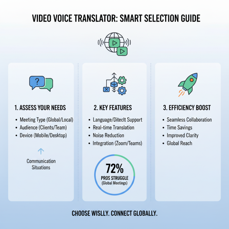 How to Use a Video Voice Translator for Effortless Multilingual Communication?