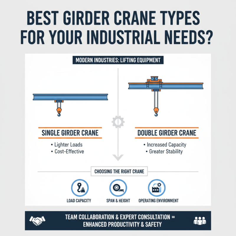 Best Girder Crane Types for Your Industrial Needs?