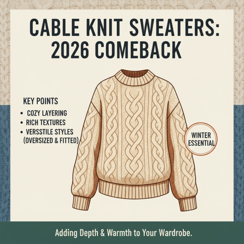 2026 Top Trends in Fashion Featuring Cable Knit Sweater Styles?