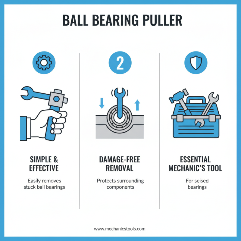 What is a ball bearing puller and how does it work?