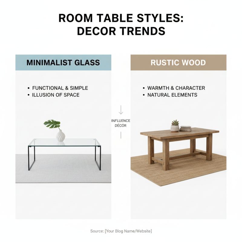 Why Choose the Perfect Room Table for Your Home Decor?