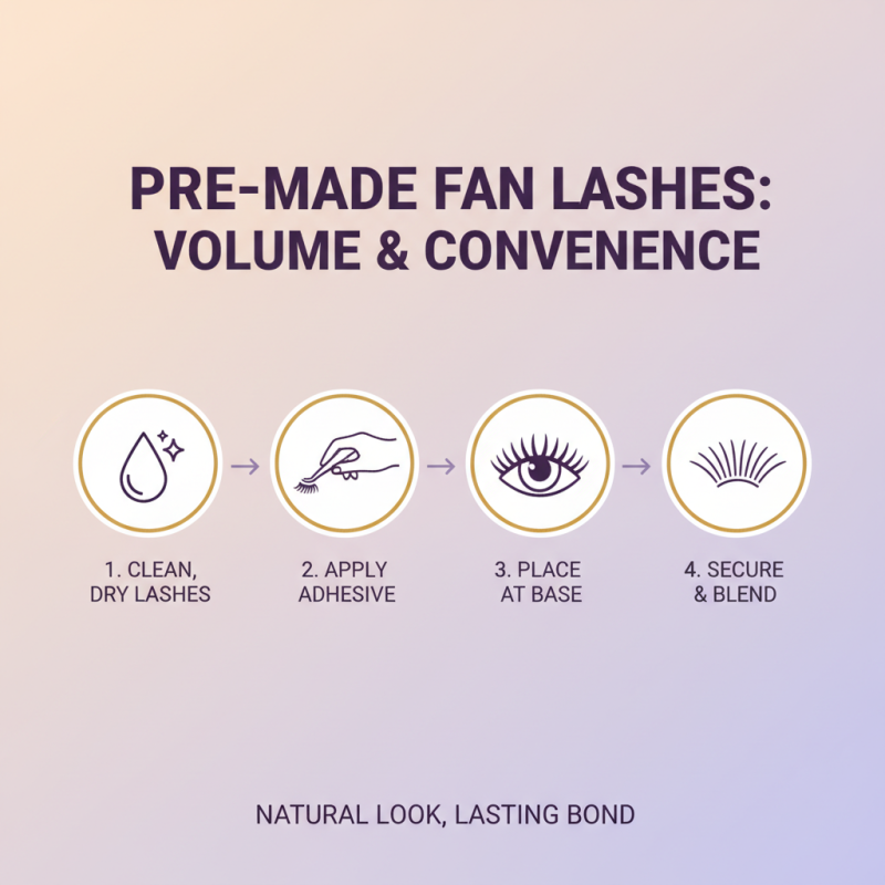 What is Pre Made Fans Lashes and How to Use Them?