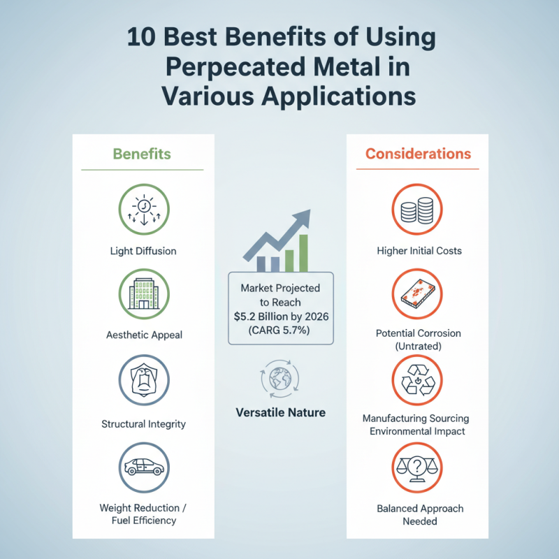 10 Best Benefits of Using Perforated Metal in Various Applications?
