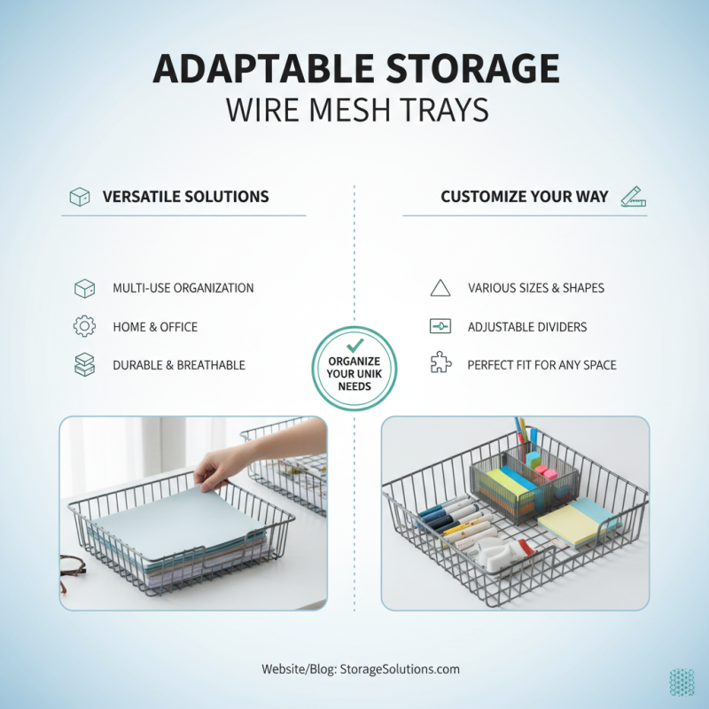 Top 10 Benefits of Using Wire Mesh Trays for Storage Solutions?