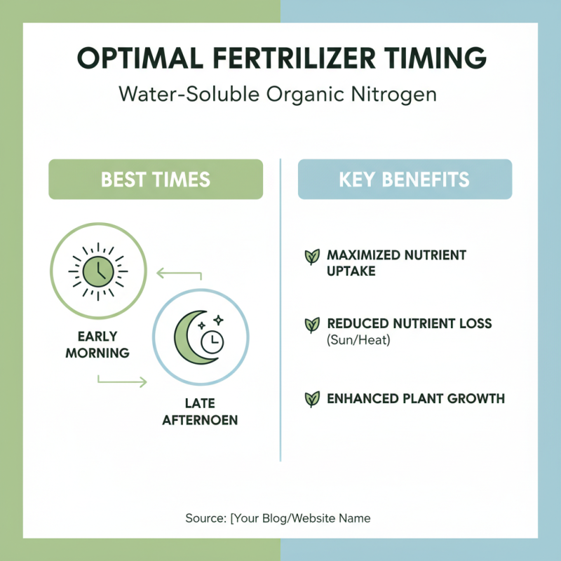 10 Essential Tips for Using Water Soluble Organic Nitrogen Fertilizer Effectively?