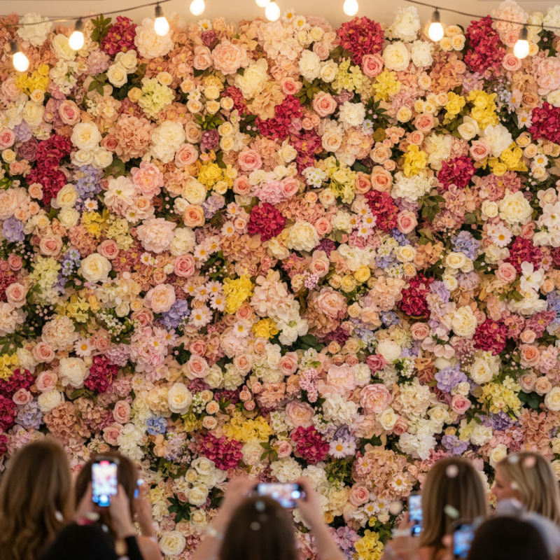 How to Create a Stunning Fake Flower Wall for Your Event