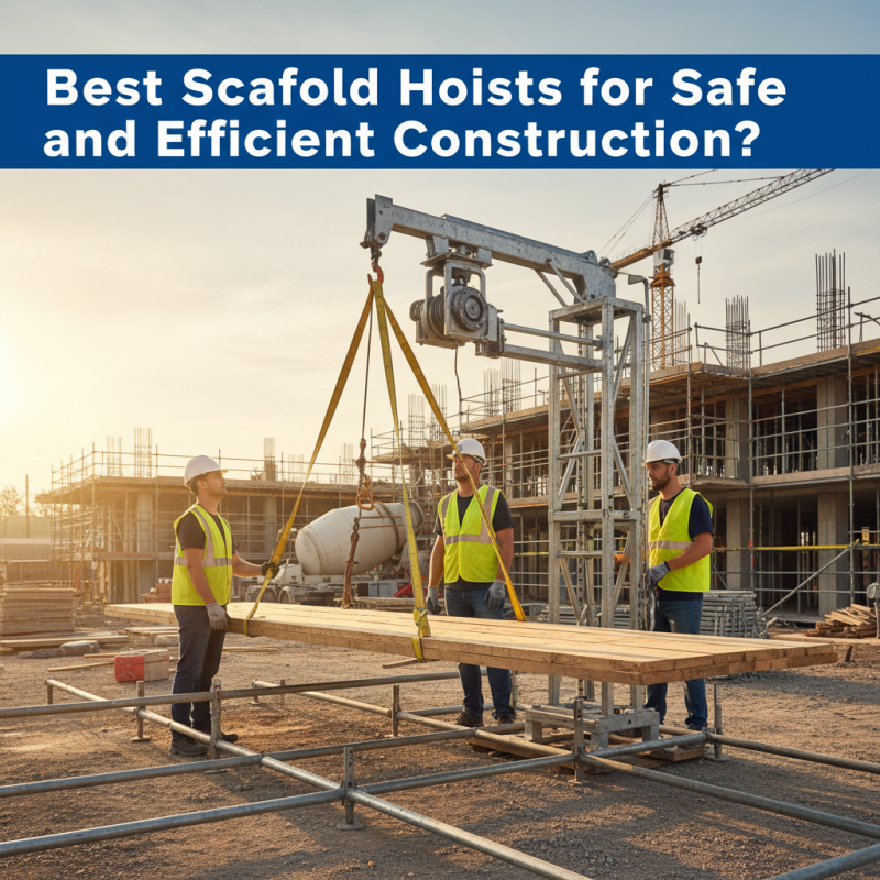 Best Scaffold Hoists for Safe and Efficient Construction?
