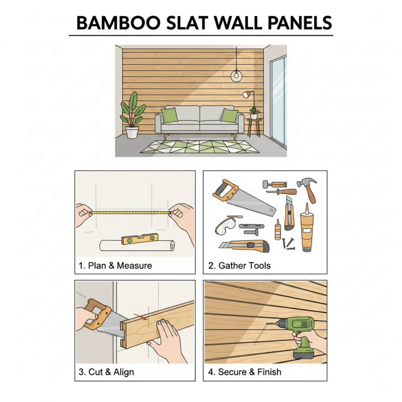 How to Install Bamboo Slat Wall Panels for Your Home?