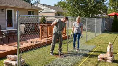 How to Install a Chain Link Fence in Your Backyard?