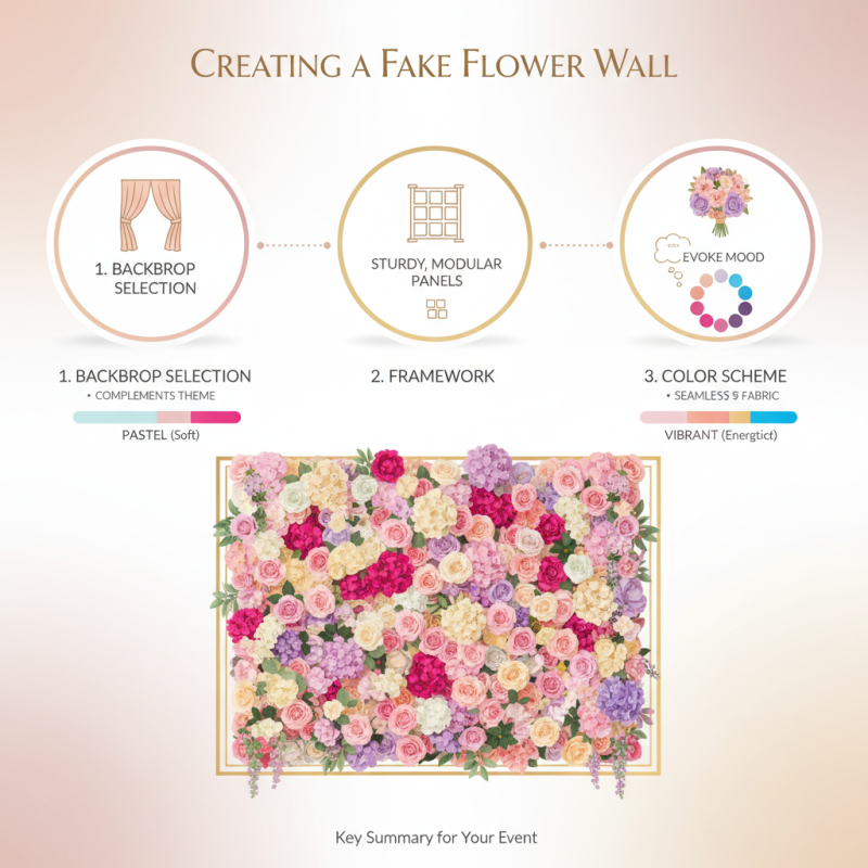 How to Create a Stunning Fake Flower Wall for Your Event