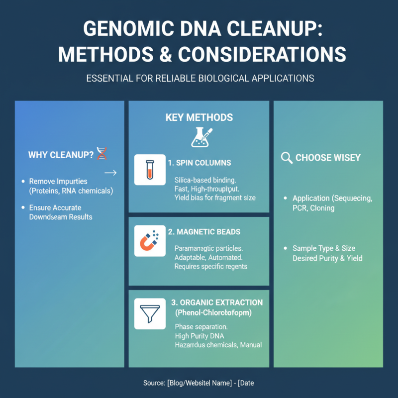 Top 5 Best Genomic DNA Cleanup Methods for Accurate Results