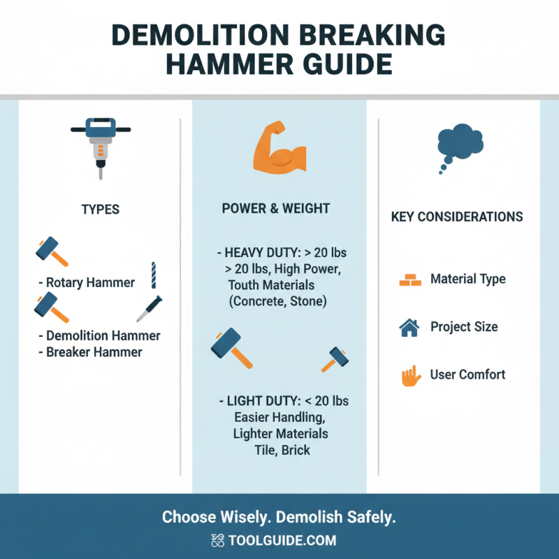 How to Use a Breaking Hammer Effectively for Demolition?
