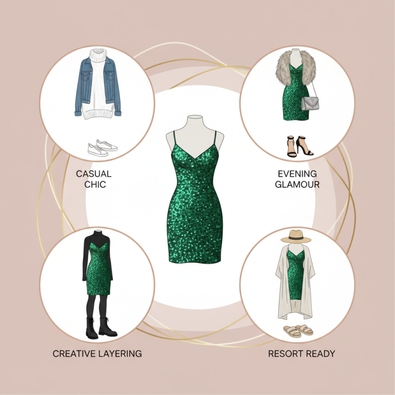 What to Wear with a Green Sequin Dress for Every Occasion