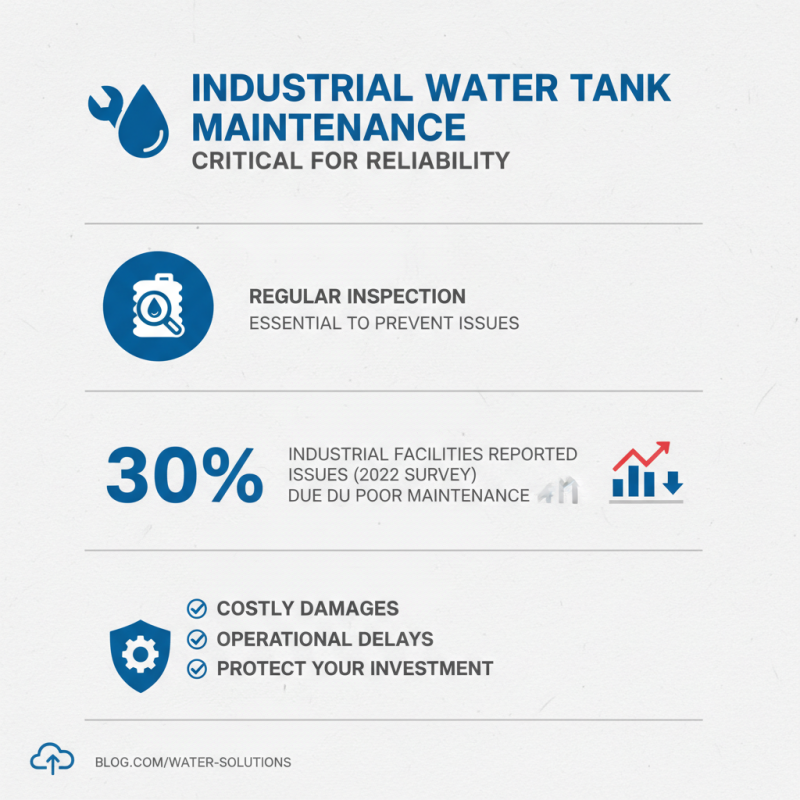 Top 10 Industrial Water Tank Options for Optimal Storage Solutions?