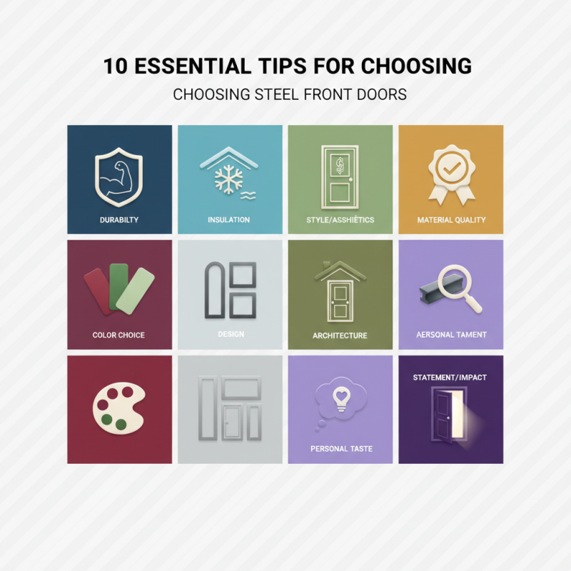 10 Essential Tips for Choosing Steel Front Doors