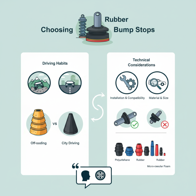 How to Choose Rubber Bump Stops for Your Vehicle?