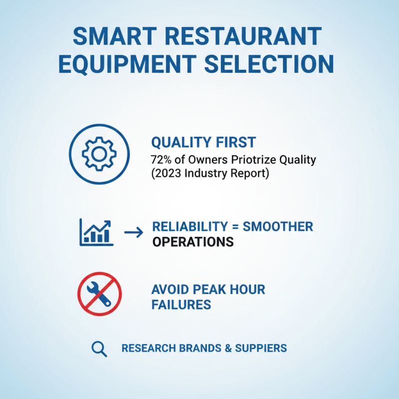 2026 How to Choose the Right Restaurant Equipment for Your Business?