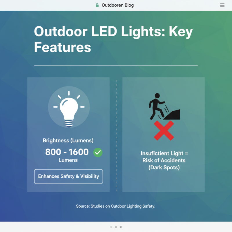 How to Choose the Best Outdoor Led Lights for Your Space?