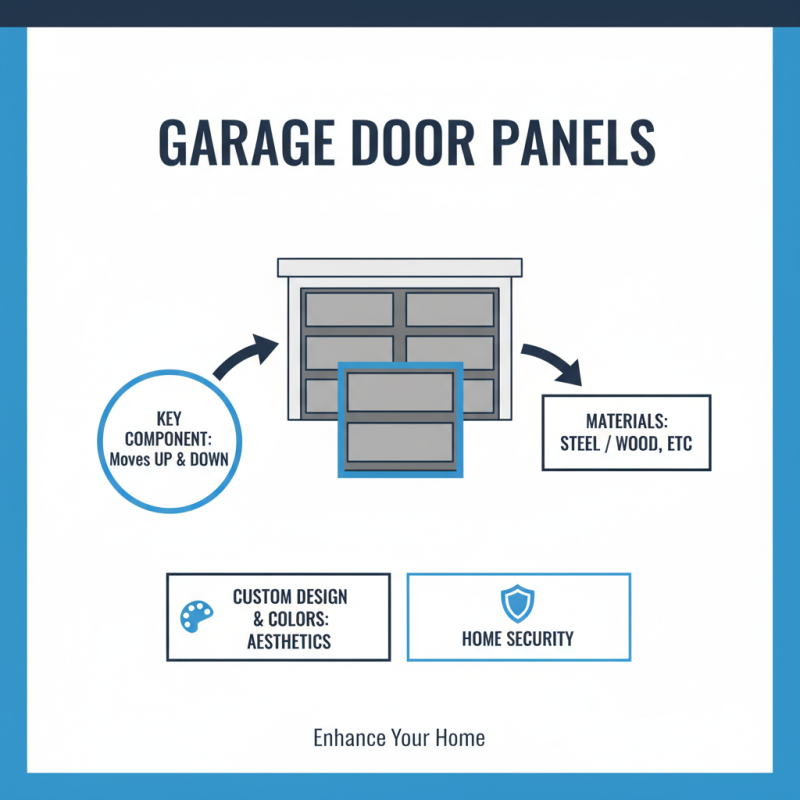 What is a garage door panel and how does it work?
