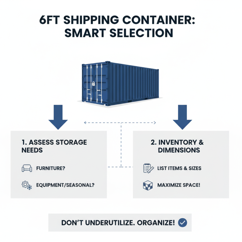 How to Choose the Right 6ft Shipping Container for Your Needs?