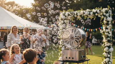 How to Choose the Best Bubble Machine for Your Event?