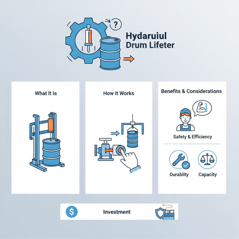 What is a Hydraulic Drum Lifter and How Does It Work?