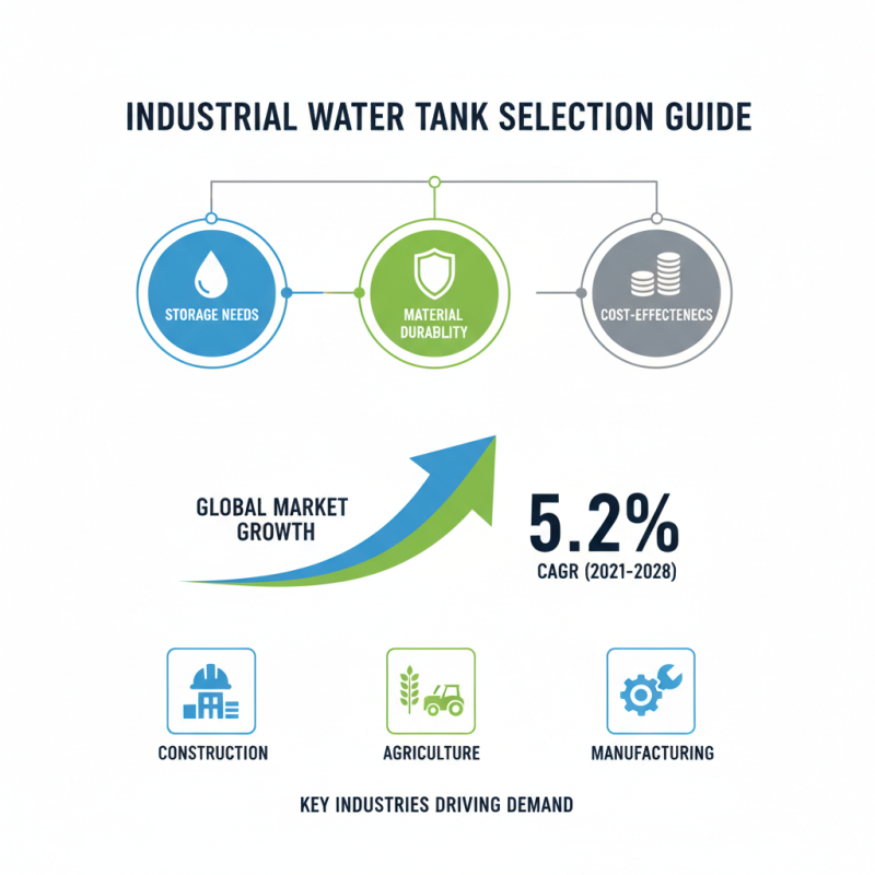 Top 10 Industrial Water Tank Options for Optimal Storage Solutions?