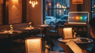 2026 Best Menu Lighting Ideas for Restaurants and Cafes?