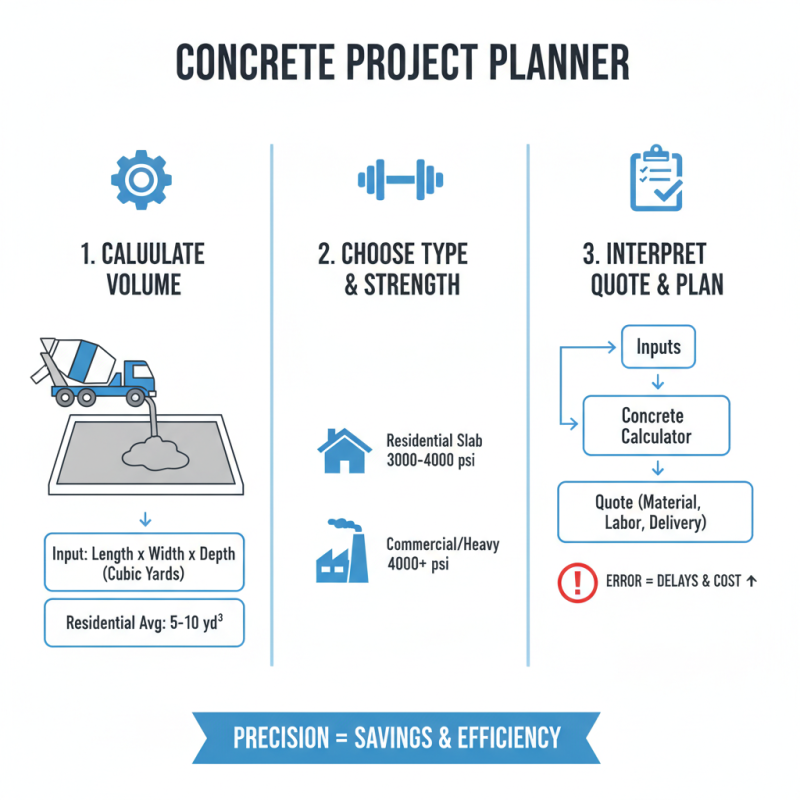 How to Use a Concrete Quote Calculator for Your Construction Project?