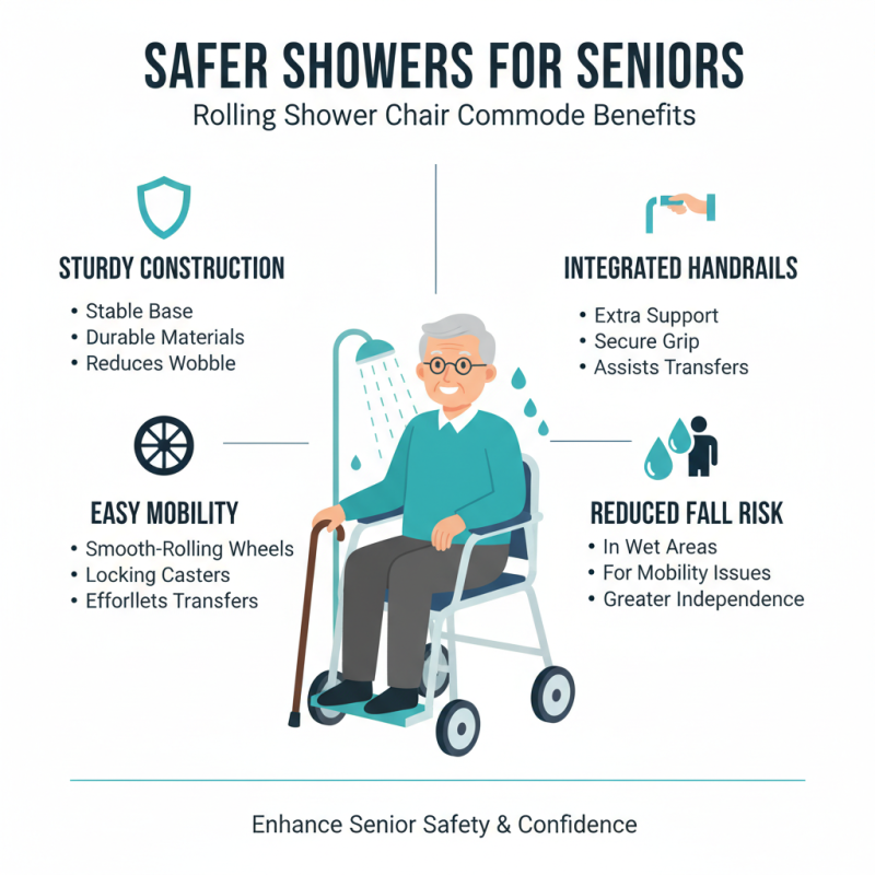 Top 10 Benefits of Using Rolling Shower Chair Commode for Seniors?