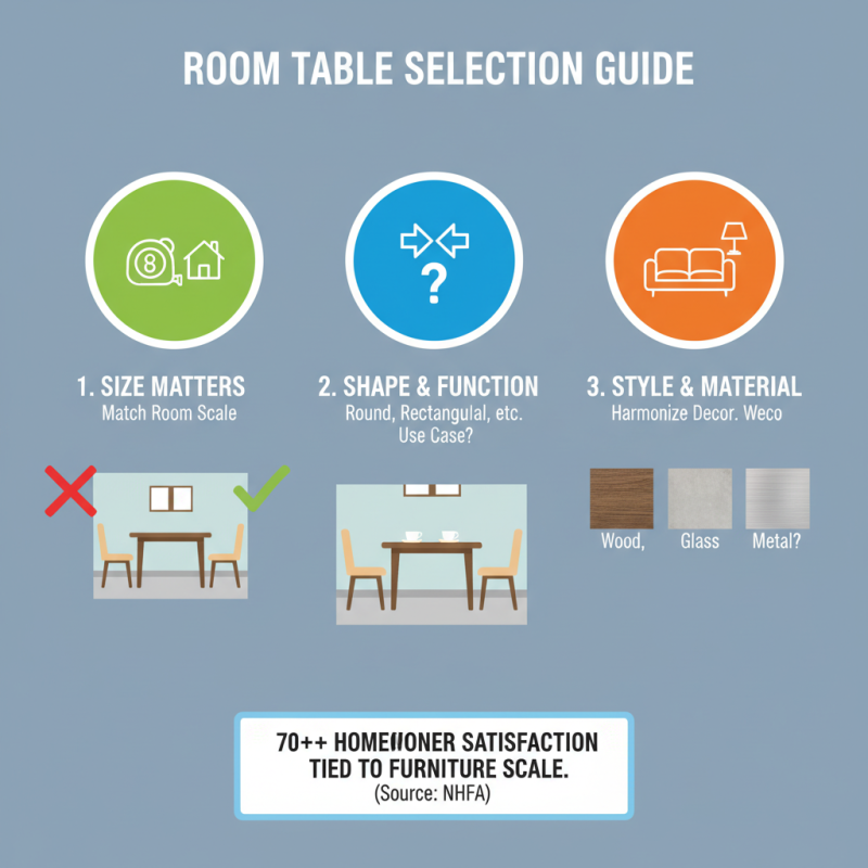Why Choose the Perfect Room Table for Your Home Decor?