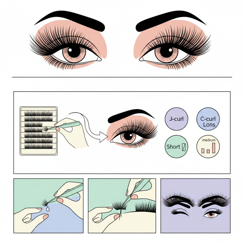 What is Pre Made Fans Lashes and How to Use Them?