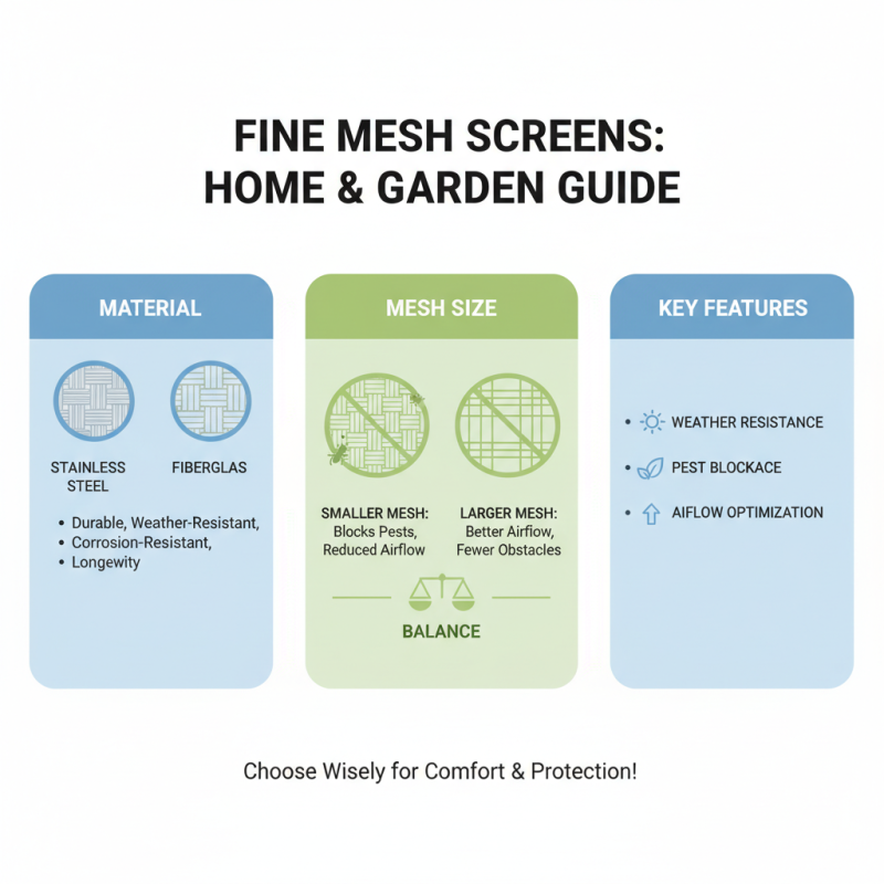 2026 Best Fine Mesh Screens for Home and Garden Use?