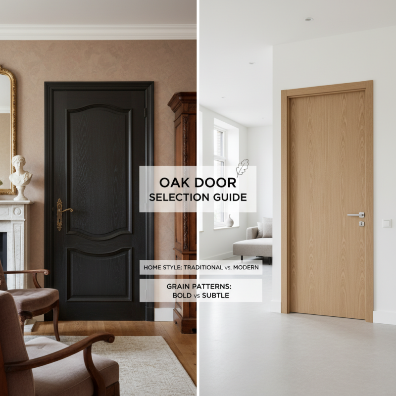 How to Choose the Best Oak Doors for Your Home?