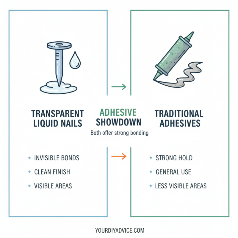 How to Use Transparent Liquid Nails for Strong Bonding Solutions?