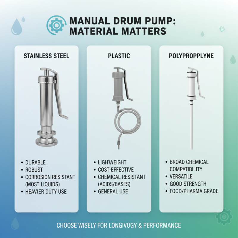 2026 How to Choose the Right Manual Drum Pump for Your Needs?
