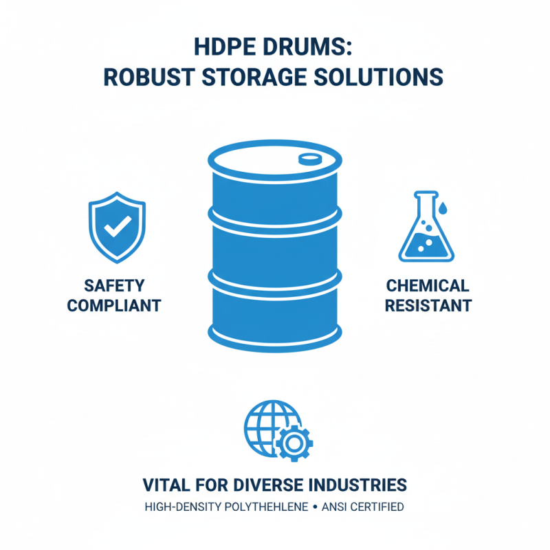 Why Are HDPE Drums Essential for Safe and Efficient Storage?