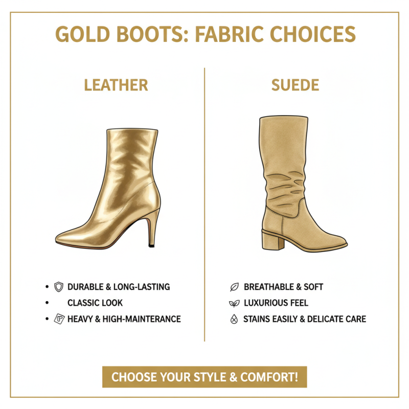 Ultimate Guide to Choosing Ladies Gold Boots that Shine?