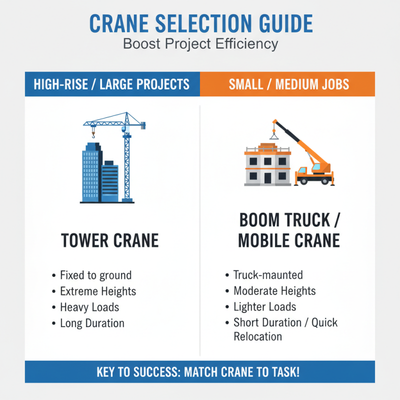 Why Choosing the Right Equipment Crane is Essential for Your Project?