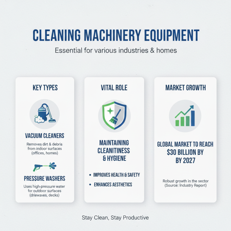 What is Cleaning Machinery Equipment and How Does It Work?